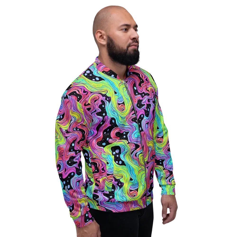 Afterglow Rapids on Bomber Jacket — Right