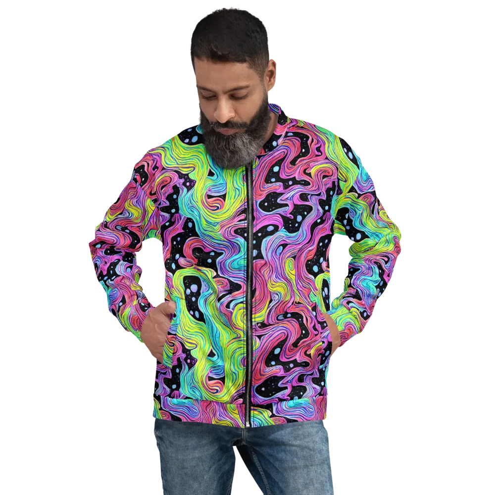 Afterglow Rapids on Bomber Jacket — Front
