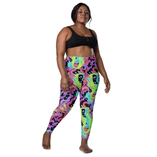 Afterglow Rapids on a Leggings with Pockets