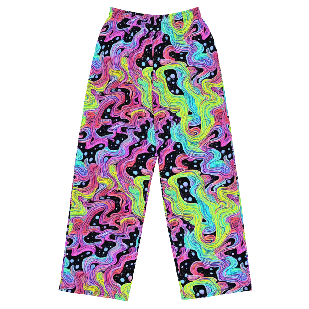 Afterglow Rapids on Wide-Leg Pants — Front