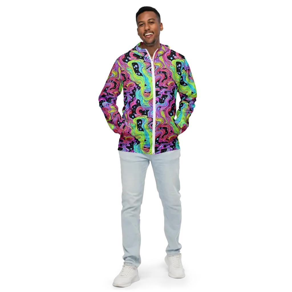 Afterglow Rapids on Men's Windbreaker — Front