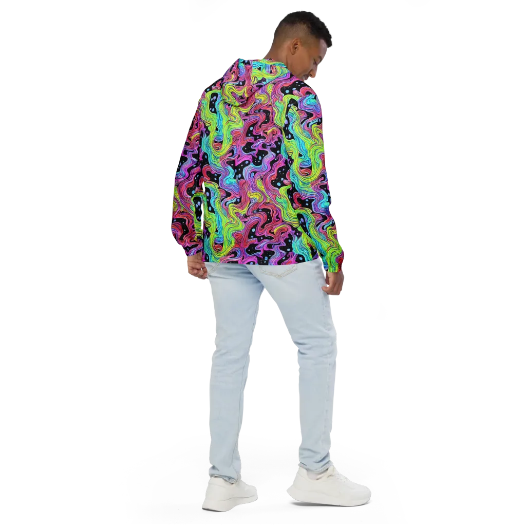 Afterglow Rapids on Men's Windbreaker — Back