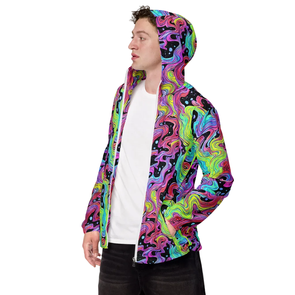 Afterglow Rapids on Men's Windbreaker — Left Front