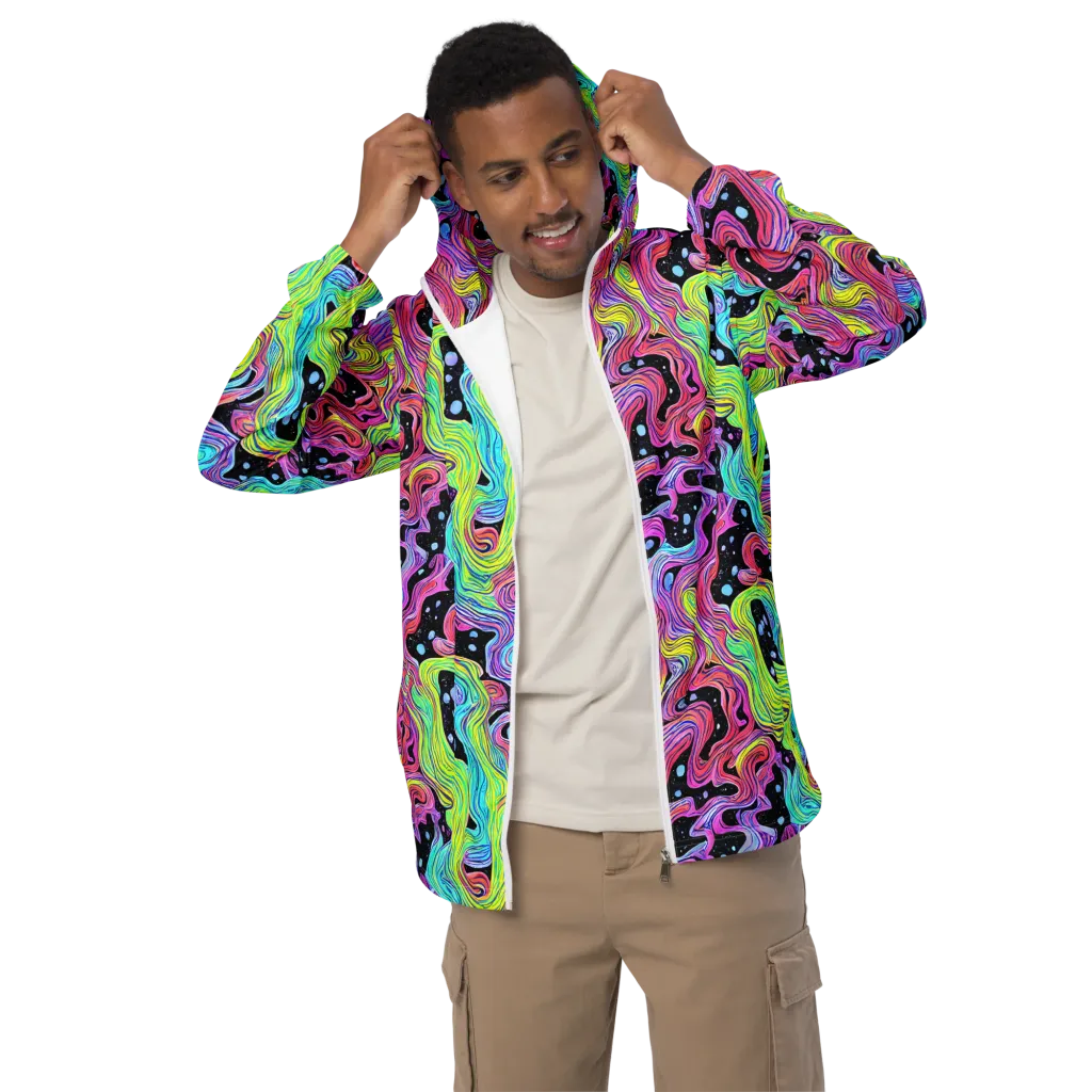 Afterglow Rapids on Men's Windbreaker — Front