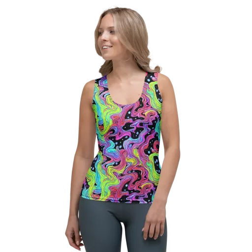 Afterglow Rapids on a Women's Tank Top