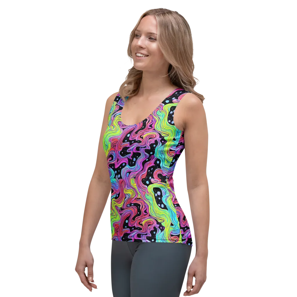 Afterglow Rapids on Women's Tank Top — Left Front