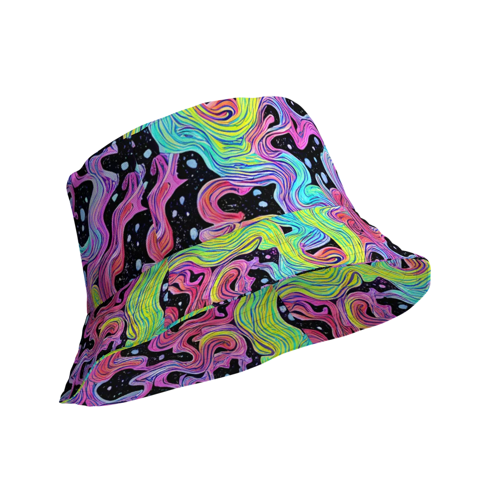 Afterglow Rapids on Reversible Bucket Hat — Product details Outside
