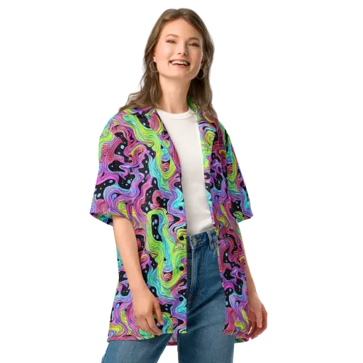 Afterglow Rapids on a Button Shirt