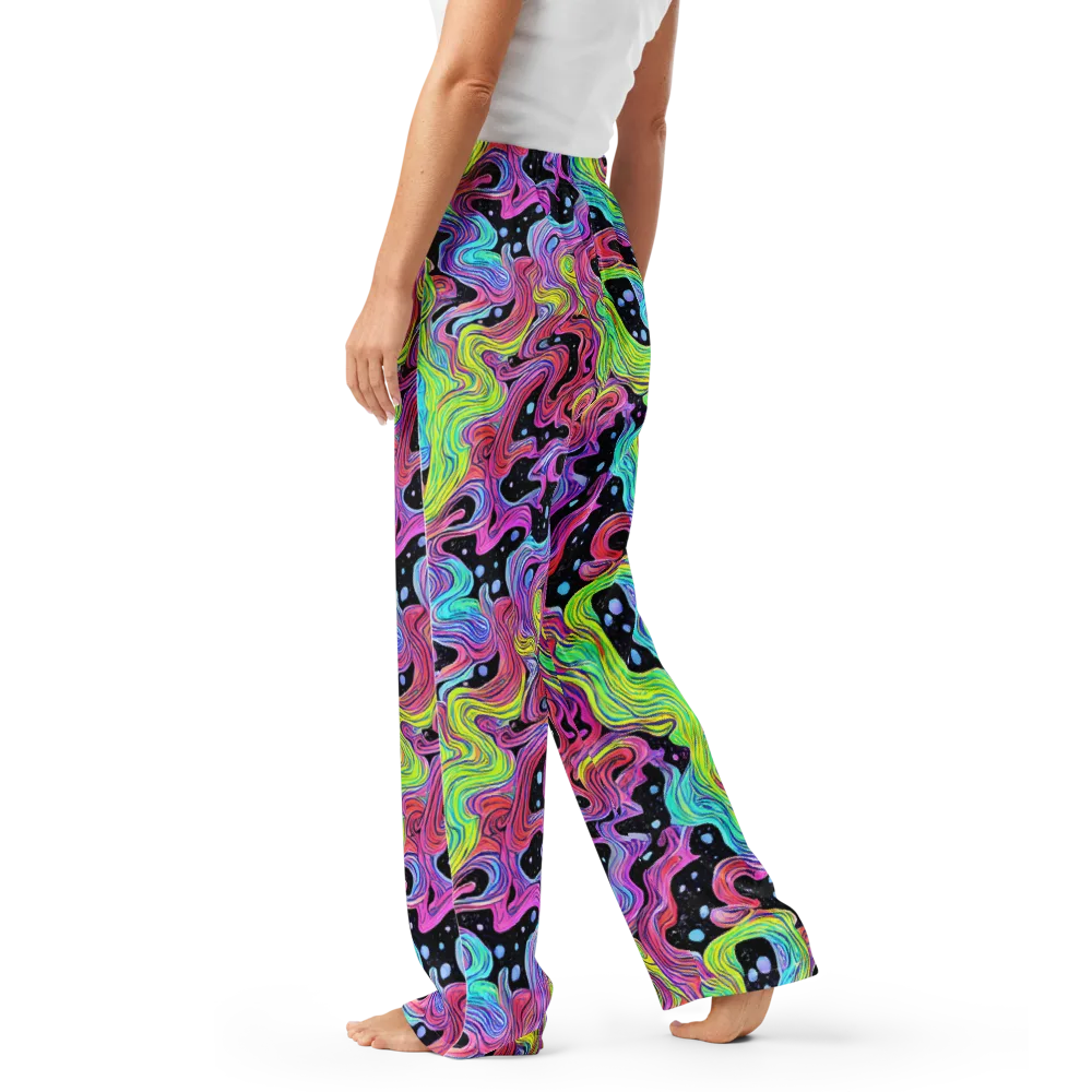 Afterglow Rapids on Women's Pajama Pants — Left