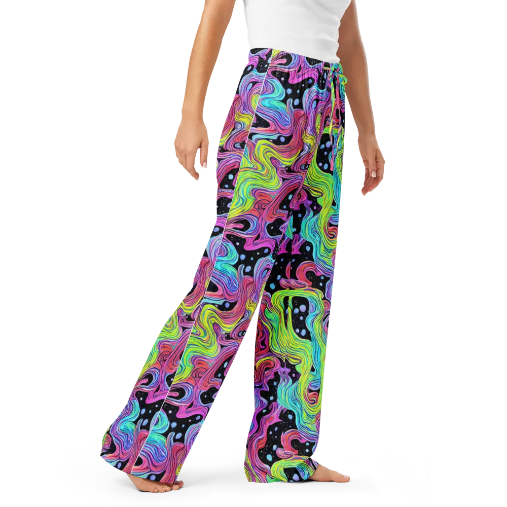 Afterglow Rapids on Women's Pajama Pants — Right Front