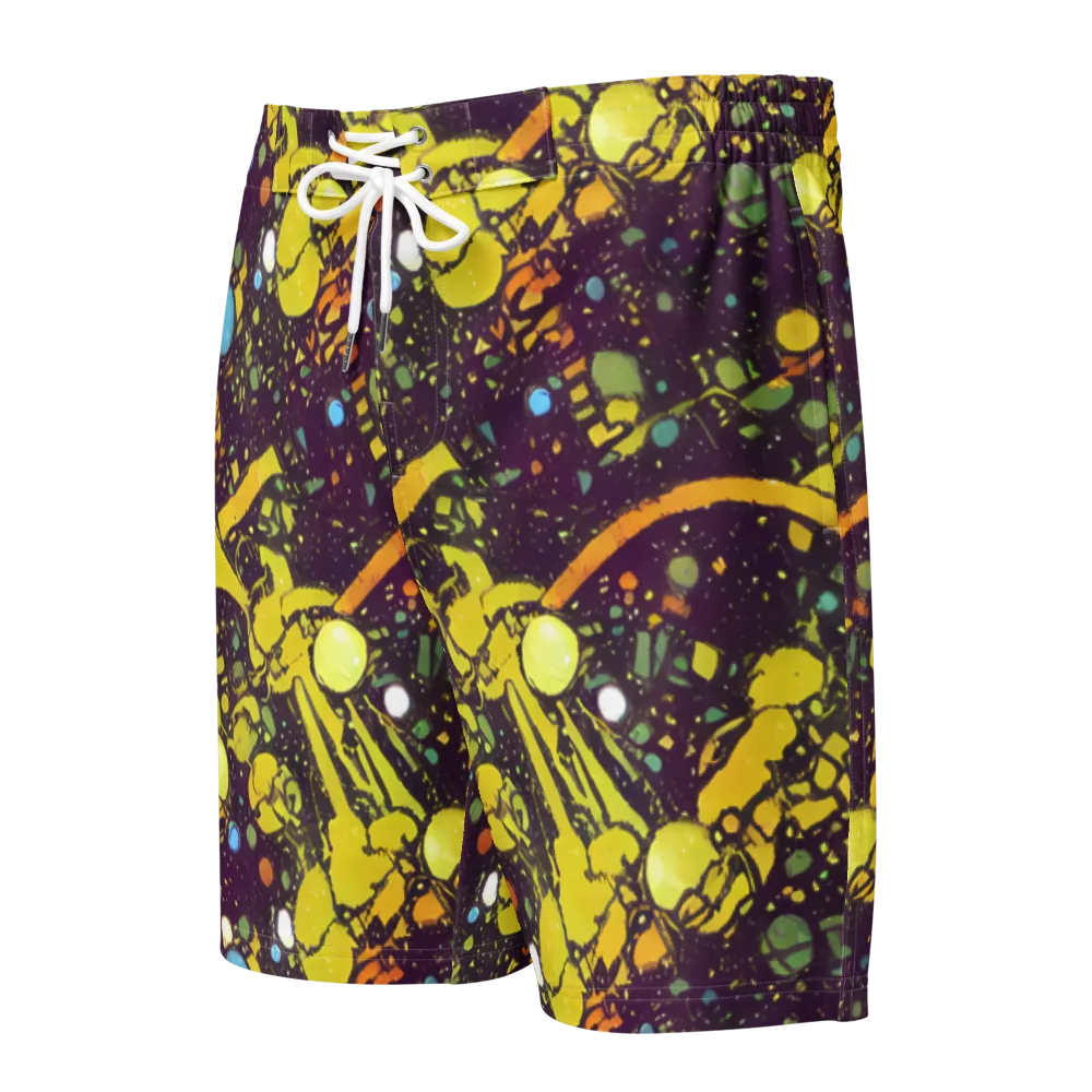 Orbital Ink on Men's Board Shorts — Front