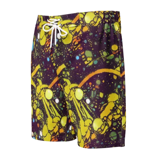 Orbital Ink on a Men's Board Shorts