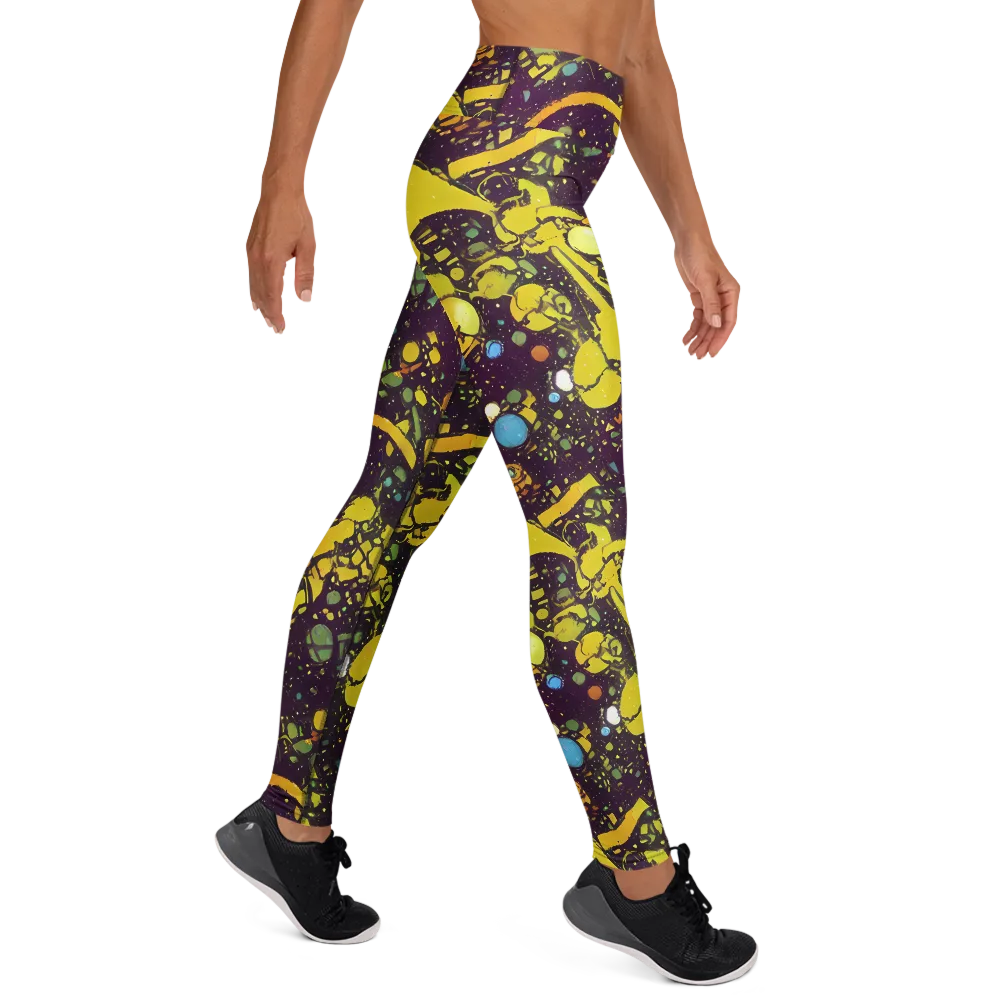 Orbital Ink on Yoga Leggings — Right