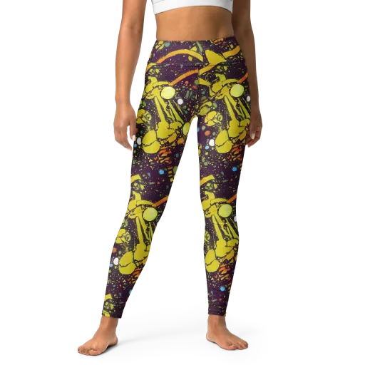 Orbital Ink on a Yoga Leggings