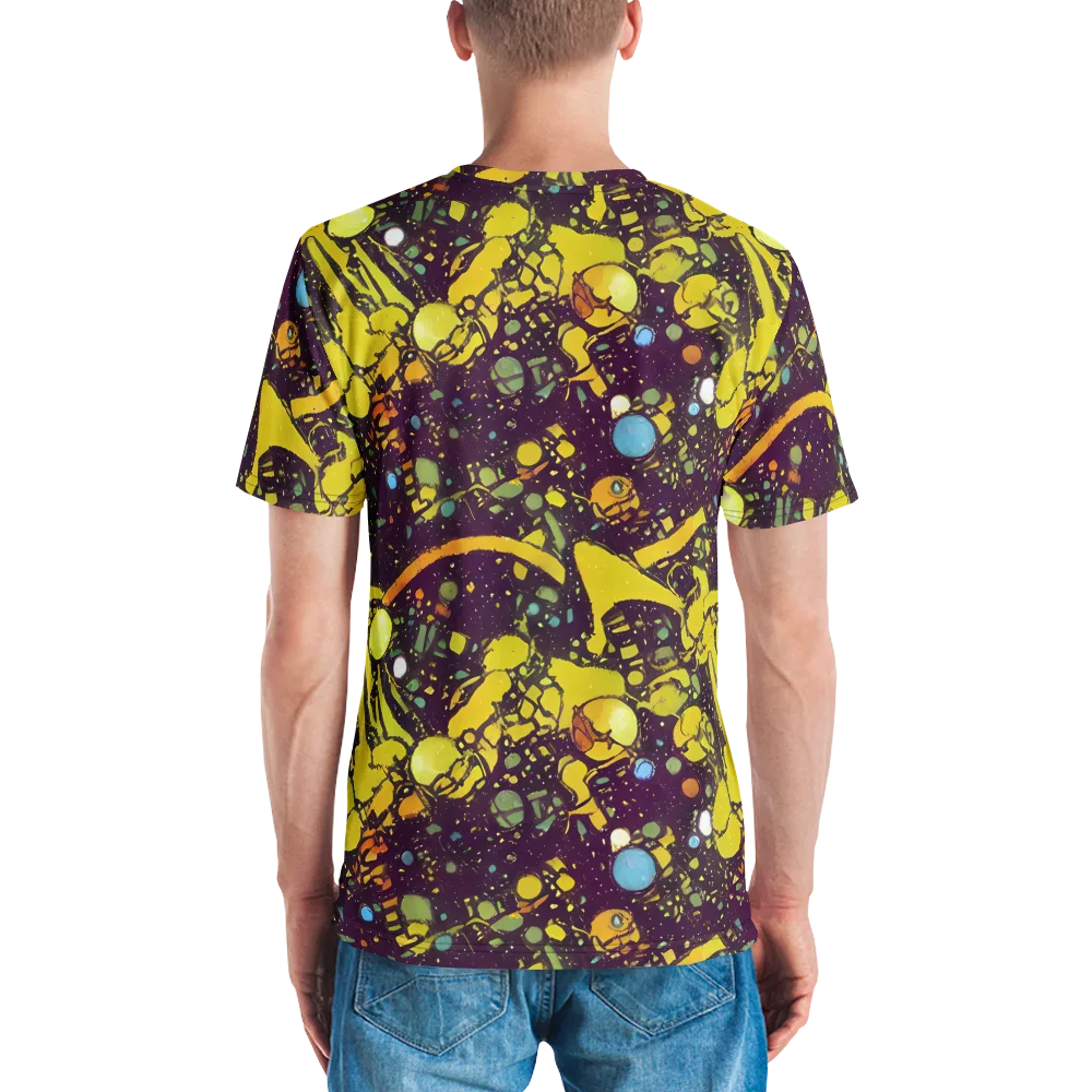 Orbital Ink on Men's Crew Neck T-Shirt — Back