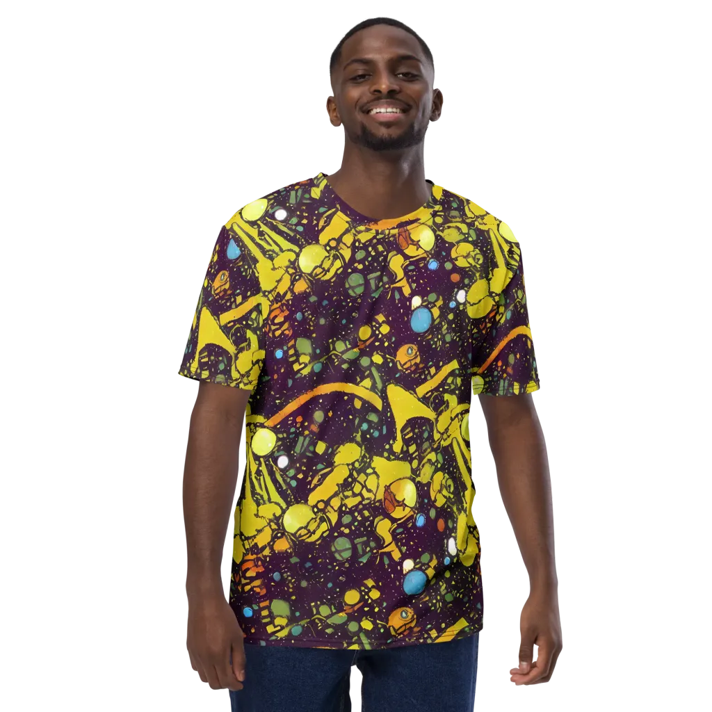 Orbital Ink on Men's Crew Neck T-Shirt — Front