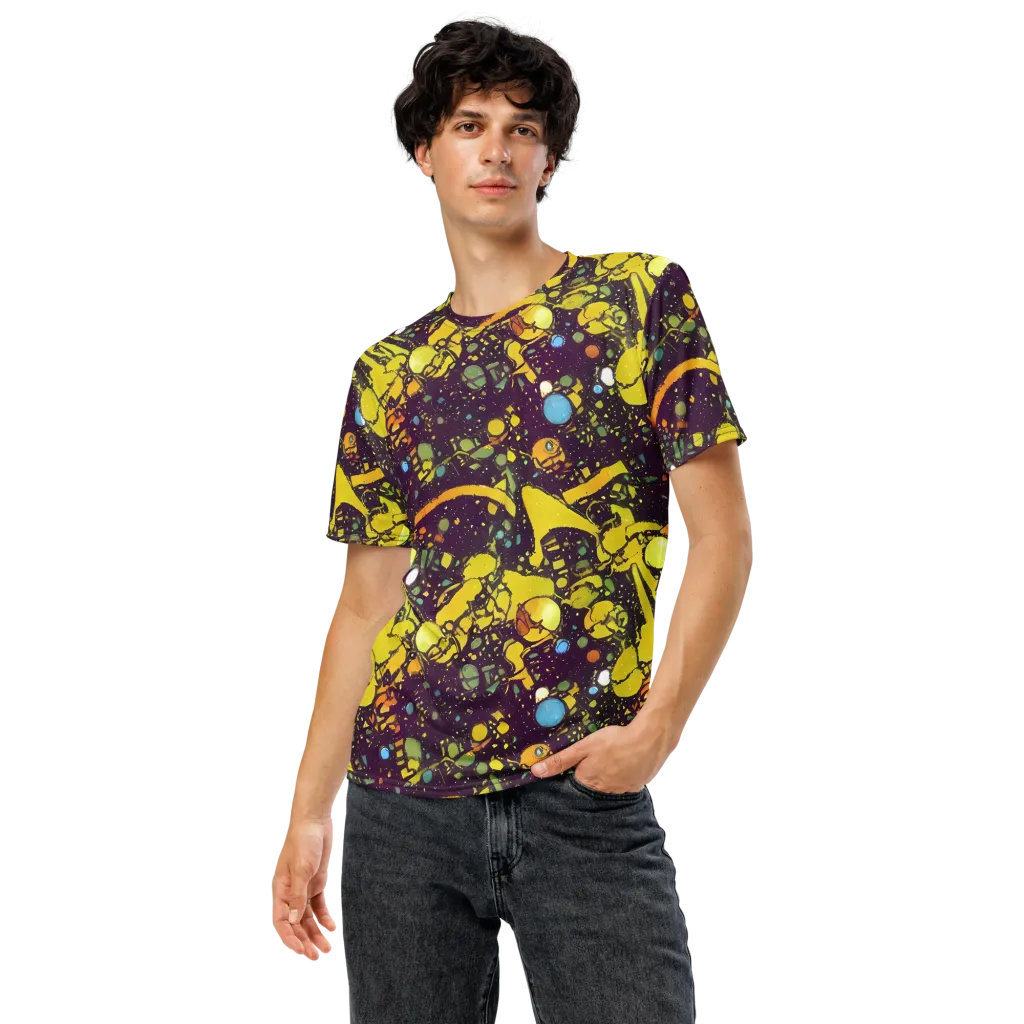 Orbital Ink on Men's Crew Neck T-Shirt — Front