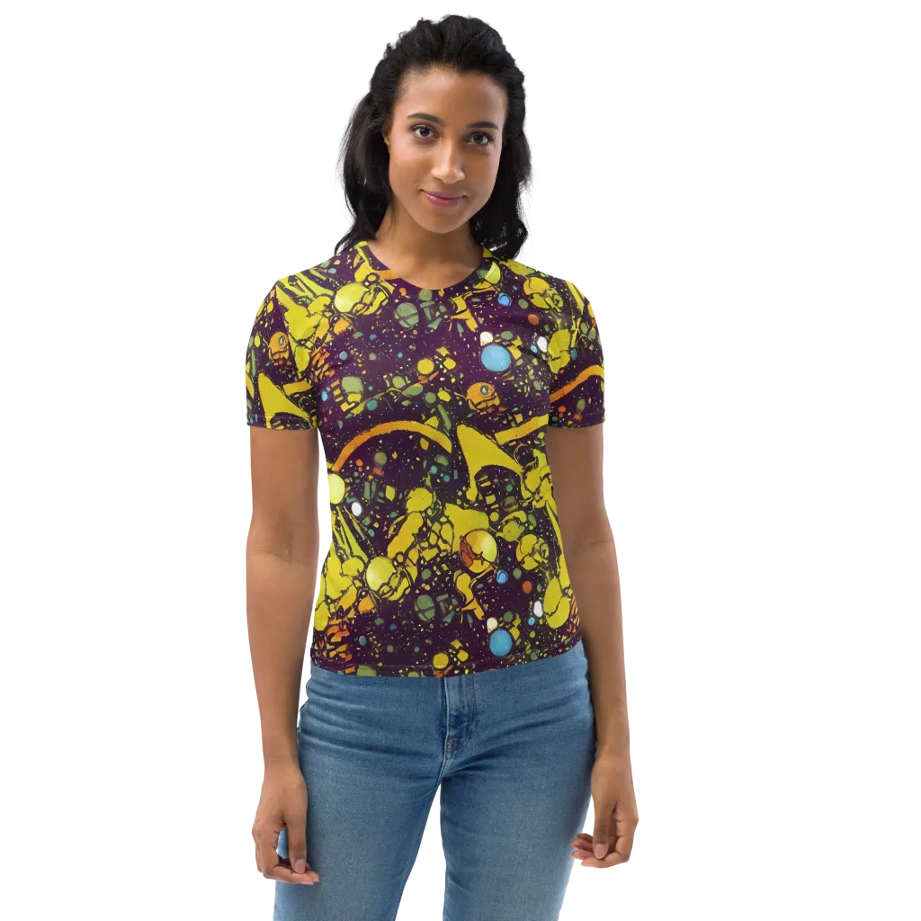 Orbital Ink on Women's Crew Neck T-Shirt — Front