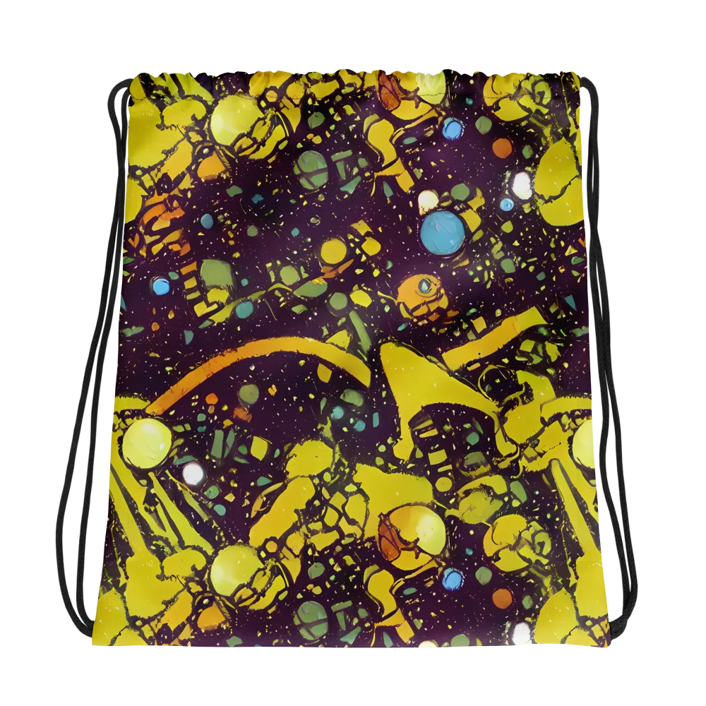 Orbital Ink on Drawstring Bag — Photo