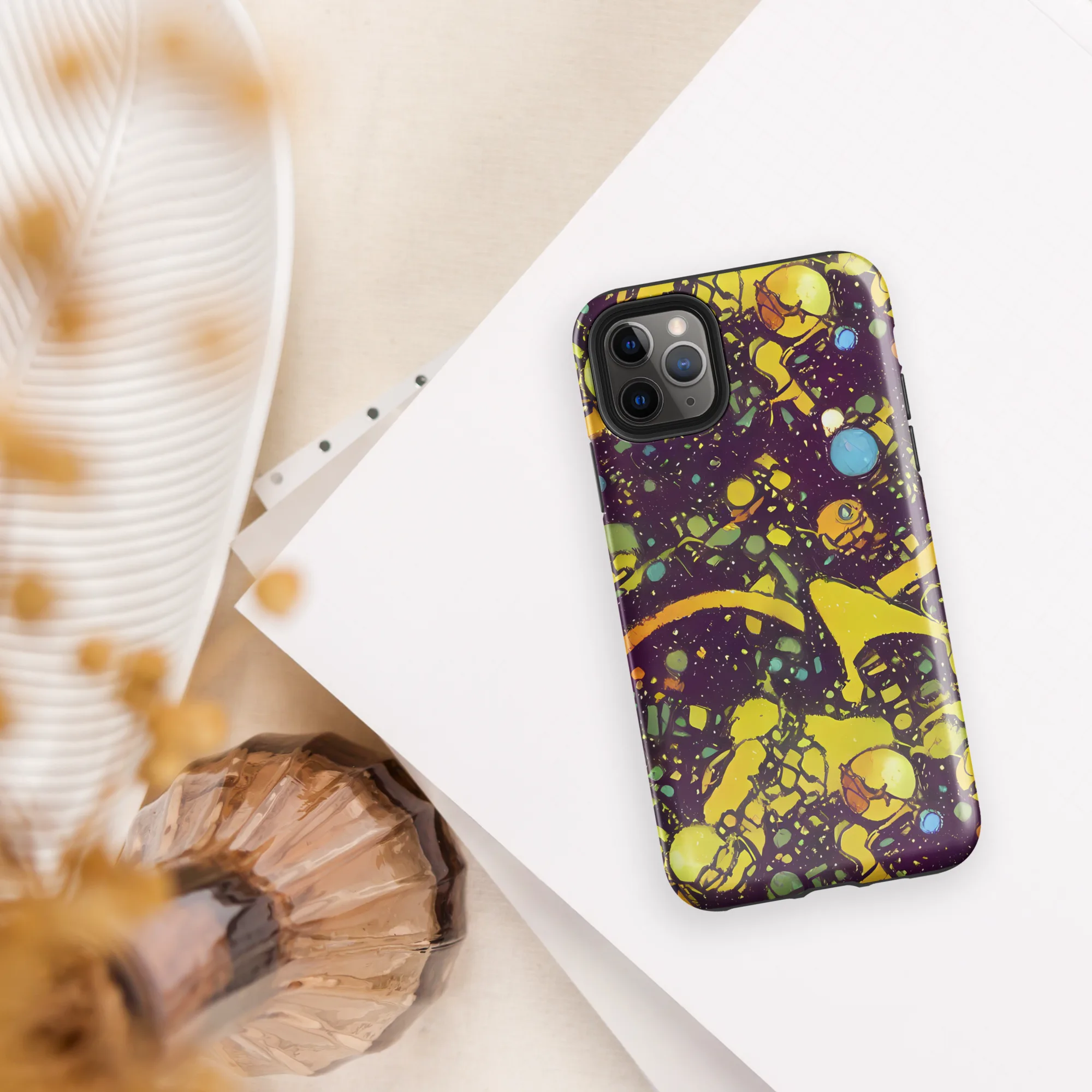 Orbital Ink on Tough Case for iPhone® — Front