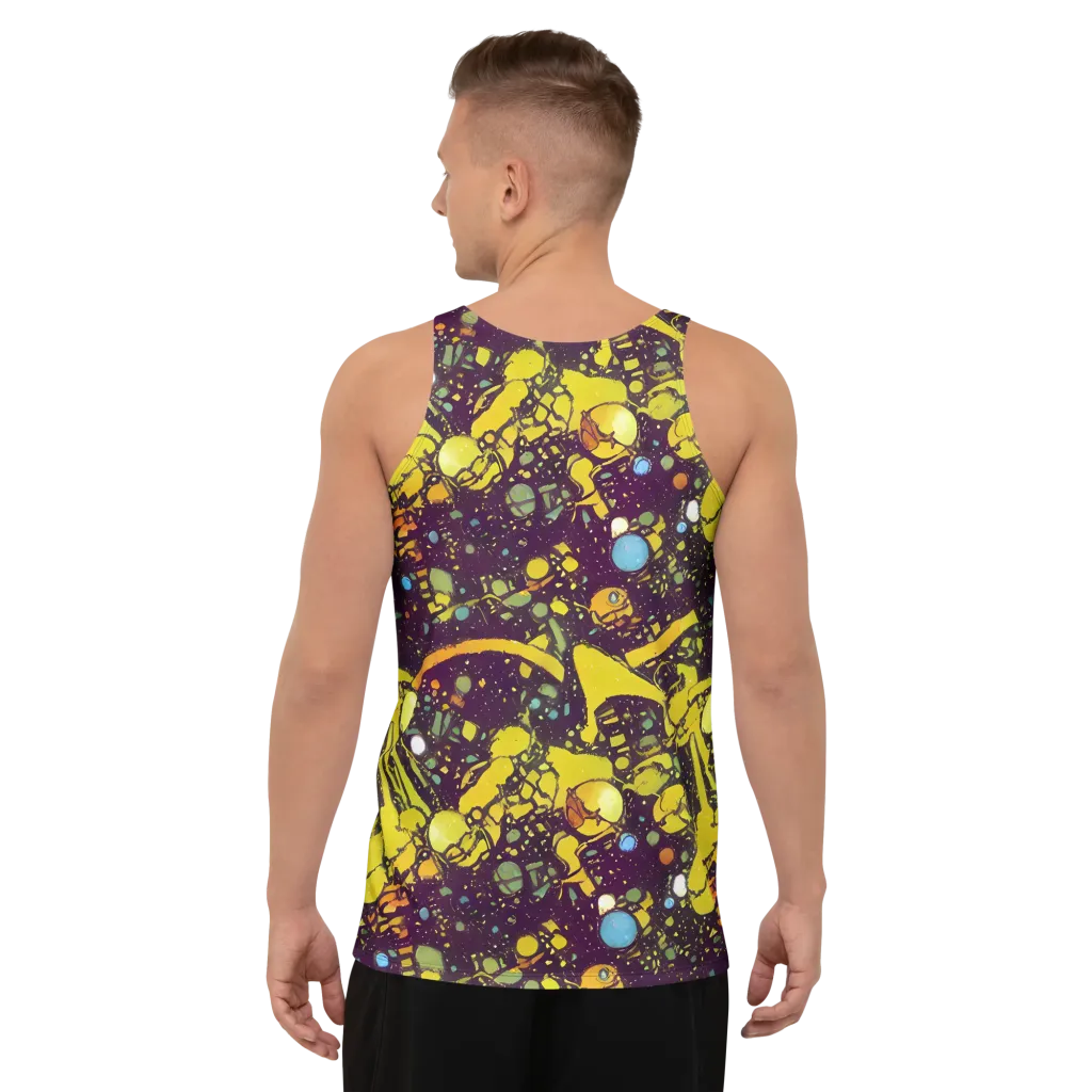 Orbital Ink on Men's Tank Top — Back