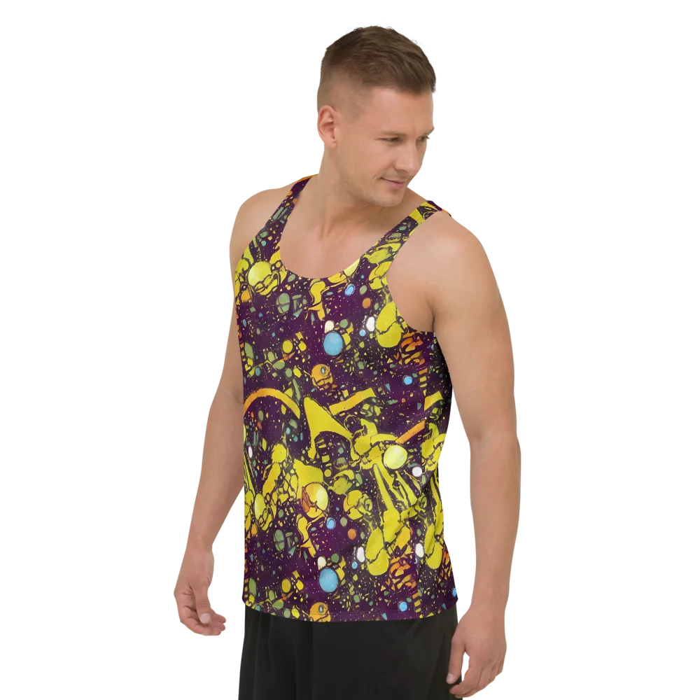 Orbital Ink on Men's Tank Top — Left Front