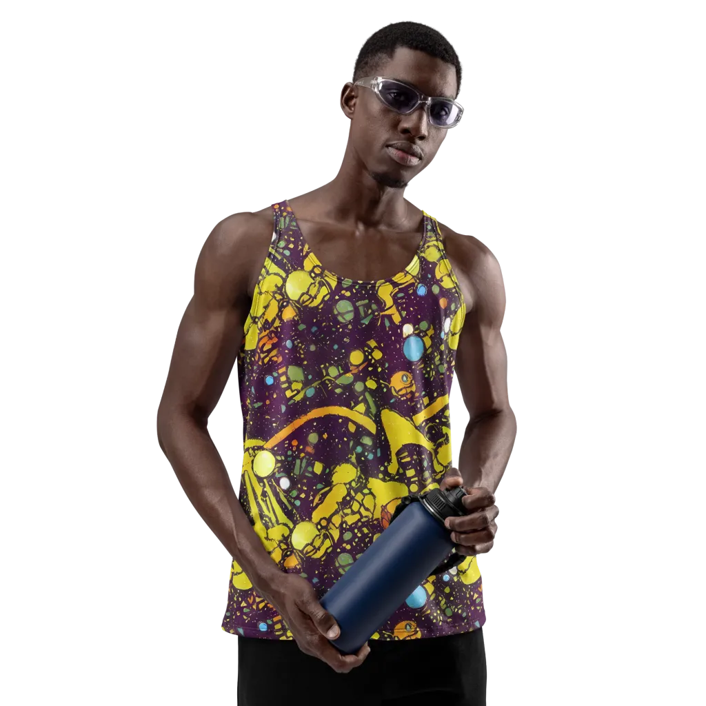 Orbital Ink on Men's Tank Top — Front