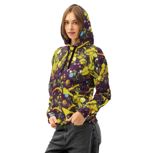 Orbital Ink on a Cotton Hoodie
