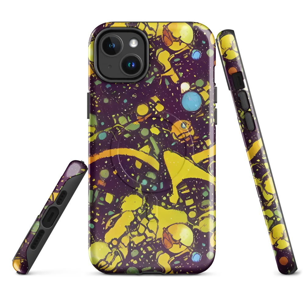 Orbital Ink on MagSafe Tough Case for iPhone® — Front