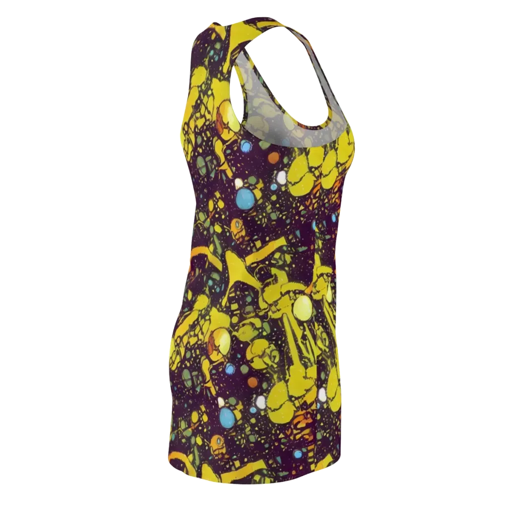 Orbital Ink on Racerback Dress — Back Side