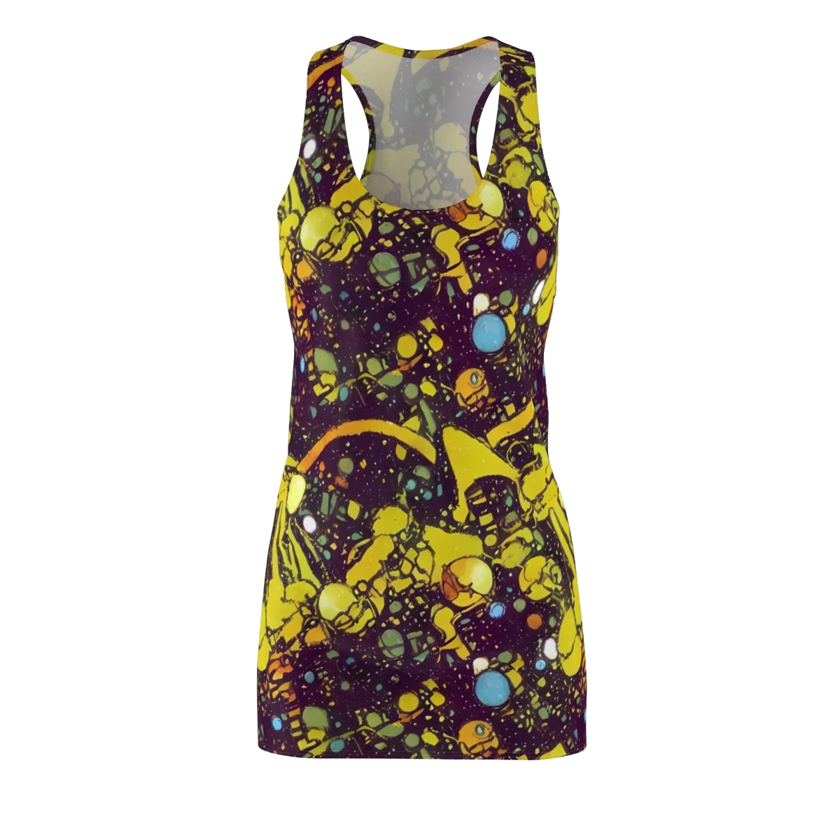 Orbital Ink on Racerback Dress — Front