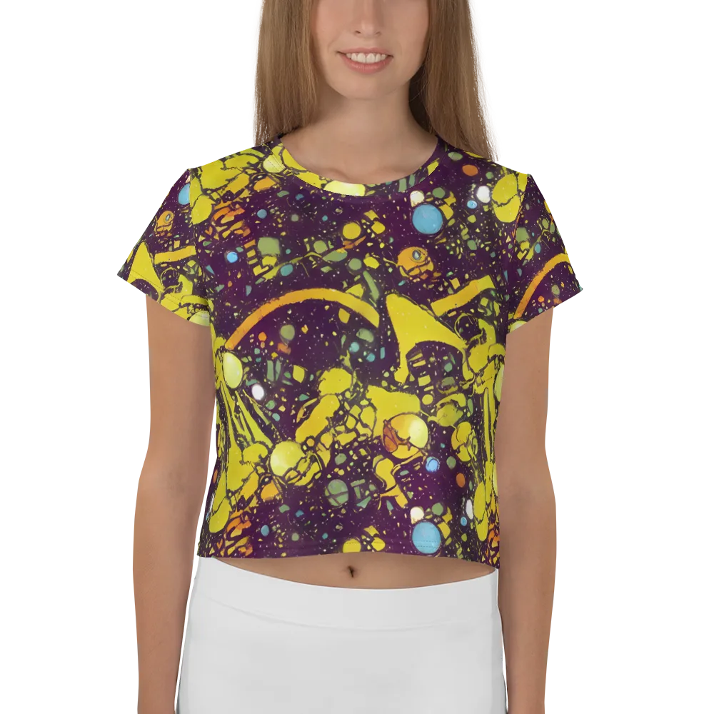 Orbital Ink on Crop Tee — Front