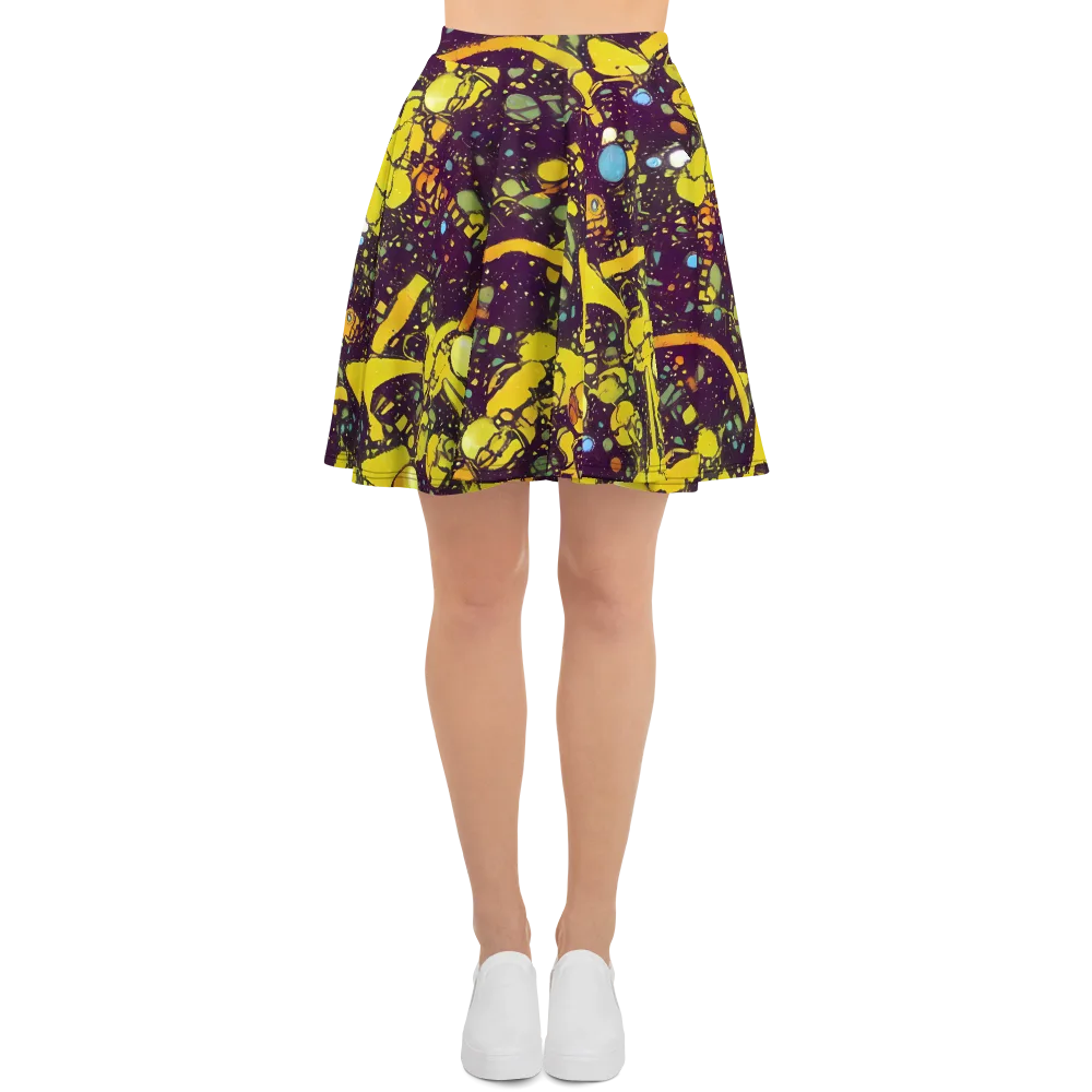 Orbital Ink on Skater Skirt — Front