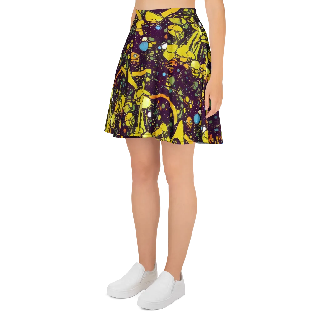 Orbital Ink on Skater Skirt — Left