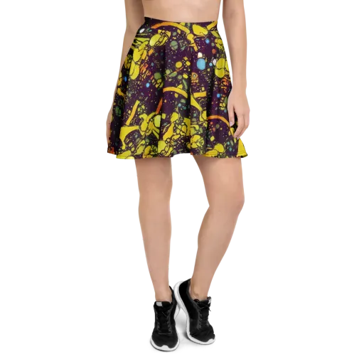 Orbital Ink on a Skater Skirt
