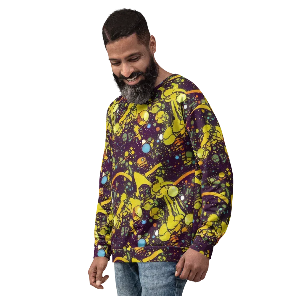 Orbital Ink on Sweatshirt — Left Front