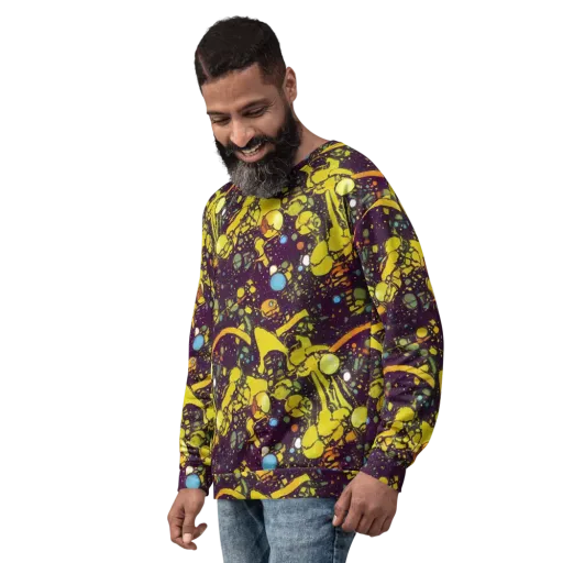 Orbital Ink on a Sweatshirt