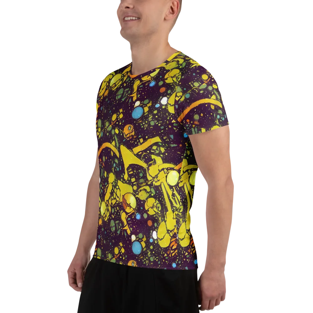 Orbital Ink on Men's Athletic T-Shirt — Left