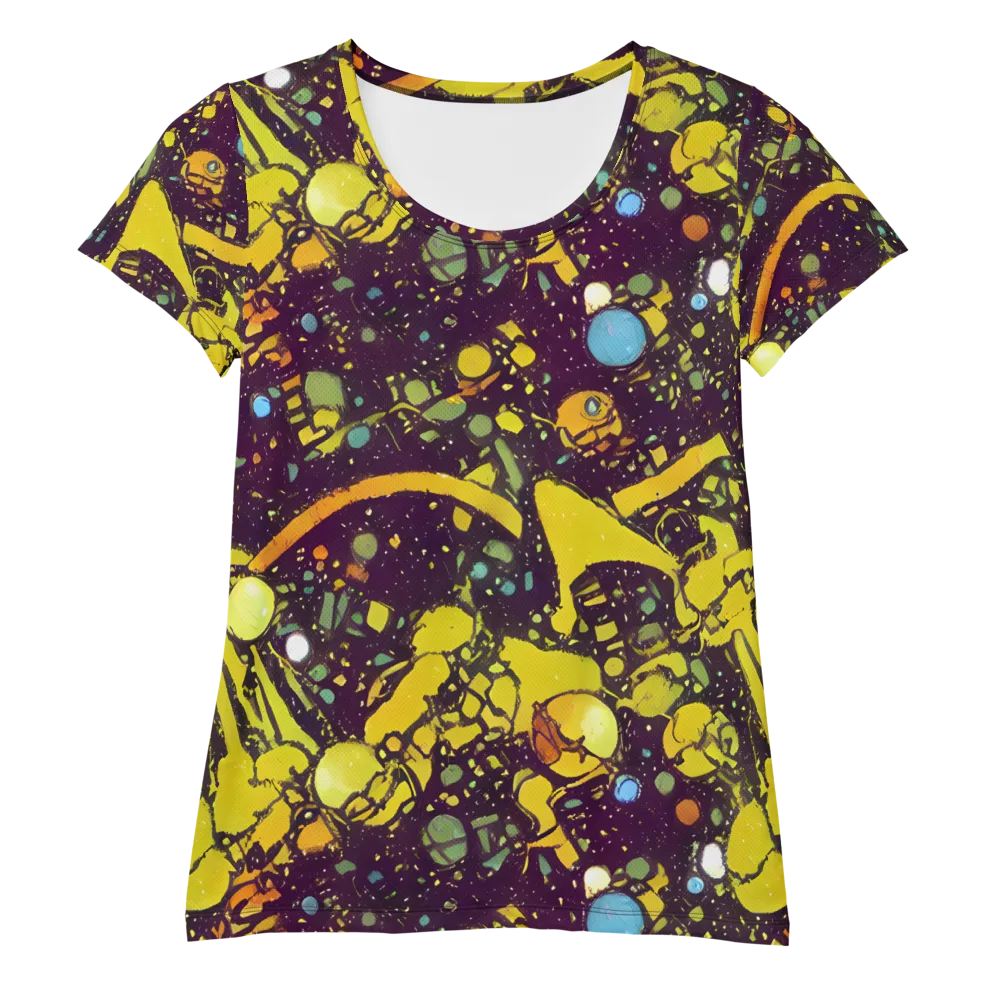 Orbital Ink on Women's Athletic T-Shirt — Front