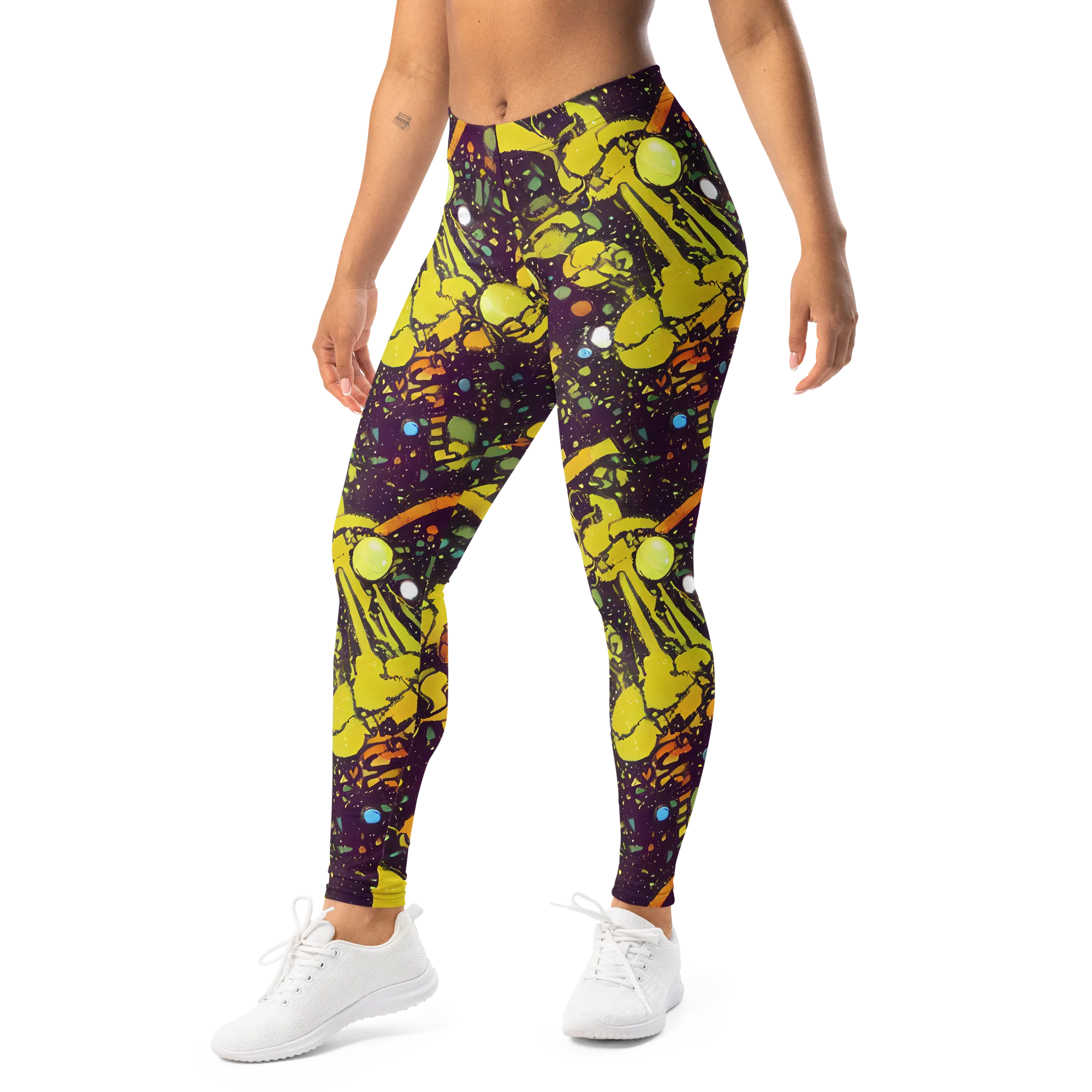 Orbital Ink on Leggings — Left Front