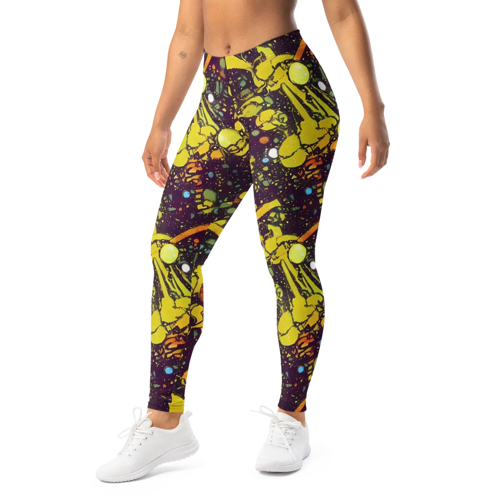 Orbital Ink on Leggings — Left Front