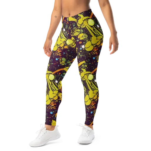 Orbital Ink on a Leggings