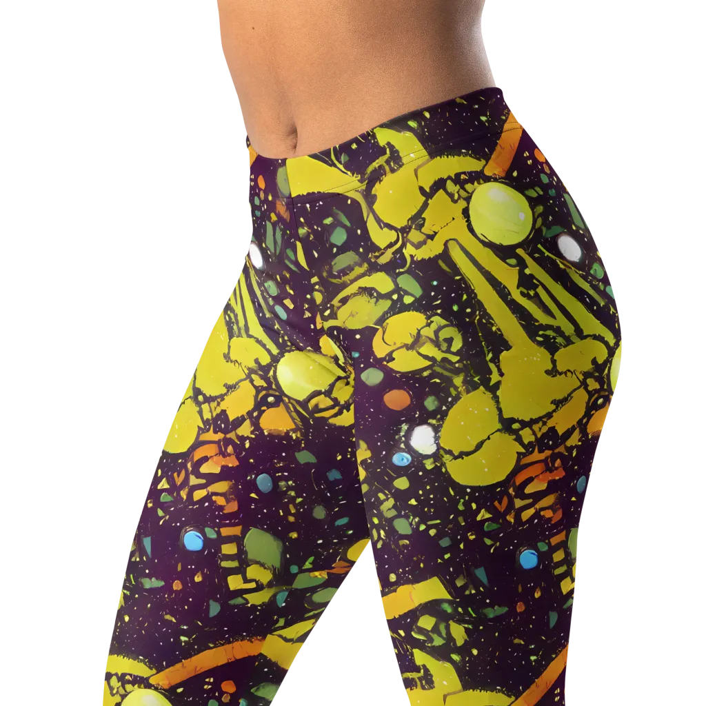 Orbital Ink on Leggings — Left Front