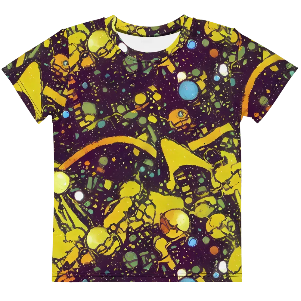 Orbital Ink on Kids Crew Neck T-Shirt — Front