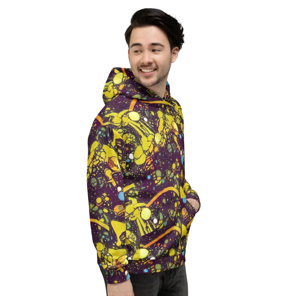 Orbital Ink on Hoodie — Right