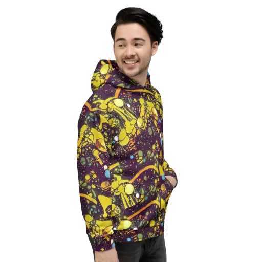Orbital Ink on a Hoodie