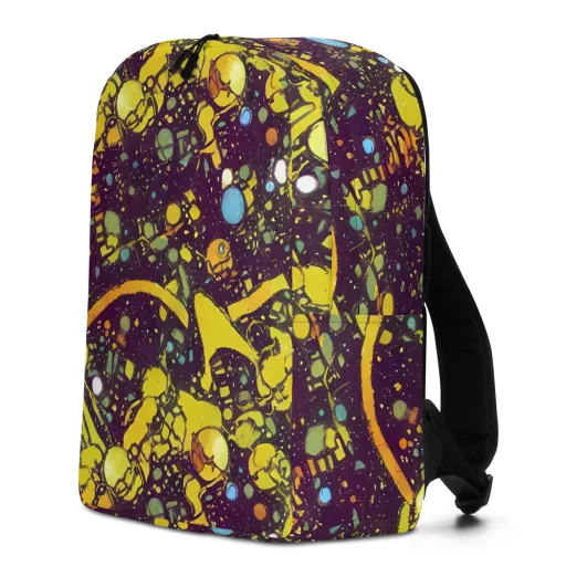 Orbital Ink on a Minimalist Backpack