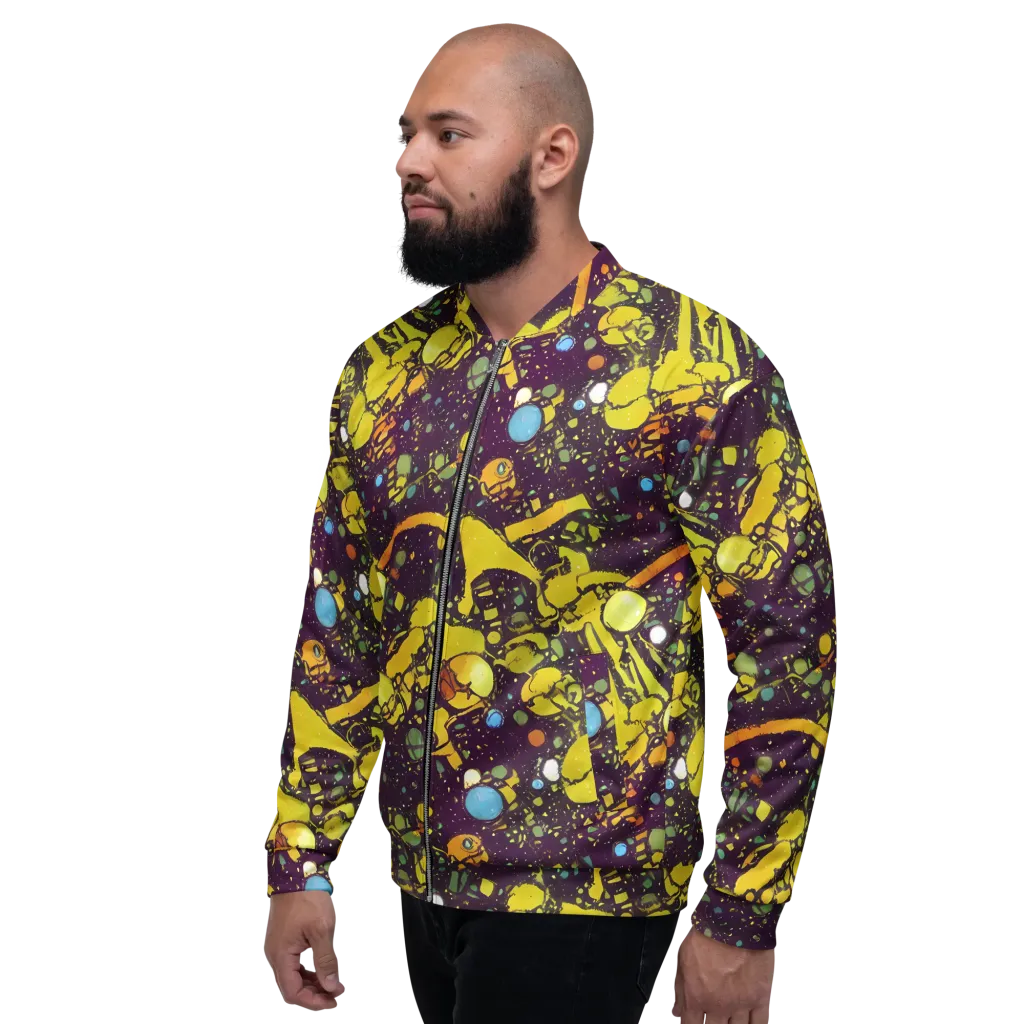 Orbital Ink on Bomber Jacket — Left