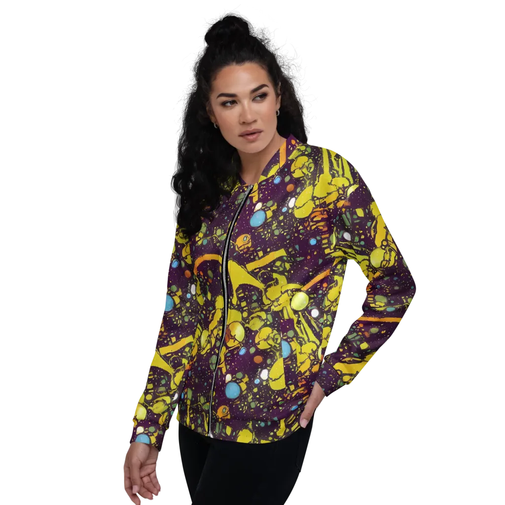 Orbital Ink on Bomber Jacket — Left