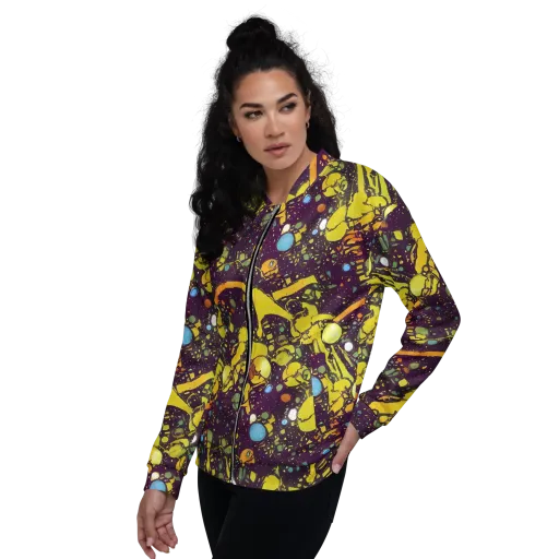 Orbital Ink on a Bomber Jacket